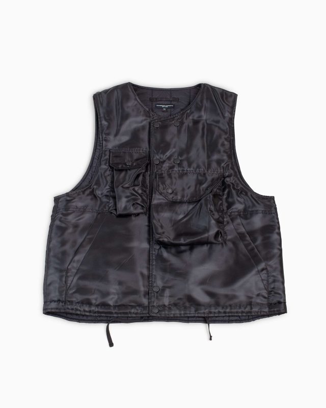 Find the best Engineered Garments Cover Vest Black Polyester Pilot
